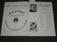 1937 JULY 30 LE VRAY MISTERE DE LA PASSION FRENCH PROGRAM - ST 5125