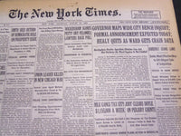 1930 AUGUST 21 NEW YORK TIMES - GOVERNOR MAPS CITY BENCH INQUIRY - NT 4196