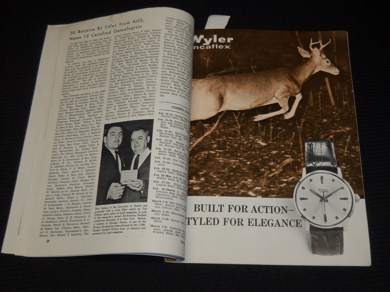 1965 FEBRUARY MODERN JEWELER MAGAZINE - DICK BUTKUS - WESTERN EDITION - J 9899