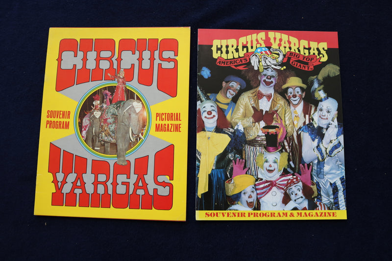 1978-1883 CIRCUS VARGAS PROGRAMS - LOT OF 2 - O 3521
