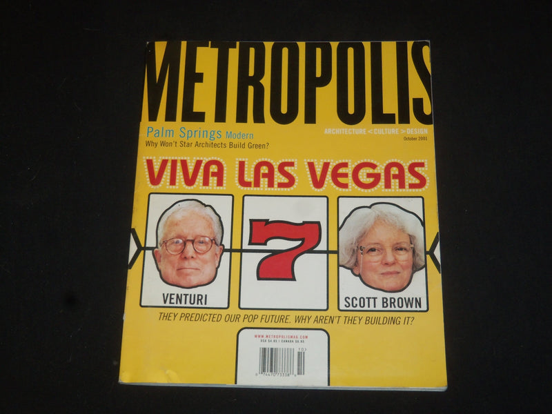 2001 OCTOBER METROPOLIS MAGAZINE - VIVA LAS VEGAS - PALM SPRINGS MODERN- SP 6122