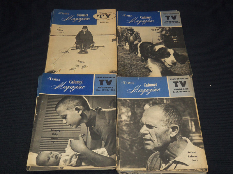 1960'S TIMES CALUMET MAGAZINES LOT OF 42 ISSUES - NICE COVERS - O 2995K