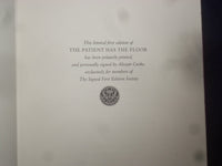 1986 THE PATIENT HAS THE FLOOR HARDCOVER BOOK A. COOKE - SIGNED 1ST ED.- KD 8978