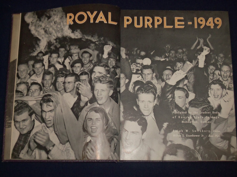 1949 THE ROYAL PURPLE KANSAS STATE COLLEGE YEARBOOK - MANHATTAN - PHOTOS - YB 39