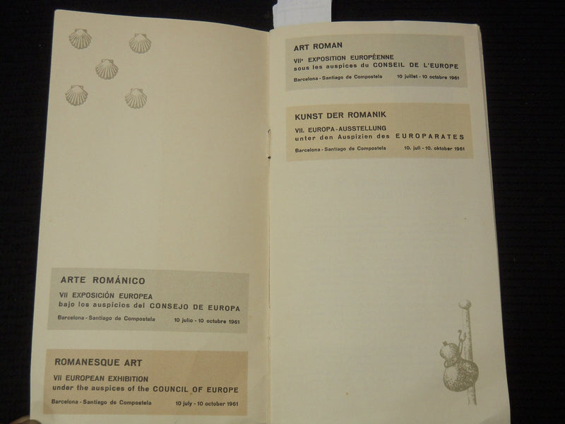 1961 EXPOSITION ARTE ROMANTICO ESPANA BOOKLET - K 2621