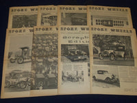 1966-1970 SPOKE WHEELS CAR NEWSPAPER LOT 45 ISSUES - TEXAS - PHOTOS - NP 1811