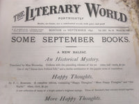 1891 THE LITERARY WORLD MAGAZINE LOT OF 6 ISSUES - NICE ARTICLES - O 2618