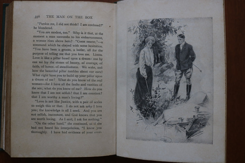 1904 THE MAN ON THE BOX BY HAROLD MACGRATH-HARRISON FISHER ILLUSTRATIONS-KD 9600