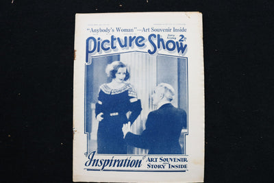 1931 AUGUST 22 PICTURE SHOW MAGAZINE - GRETA GARBO COVER - E 25359