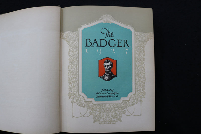 1927 THE BADGER UNIVERSITY OF WISCONSIN YEARBOOK - MADISON, WISCONSIN - YB 3506
