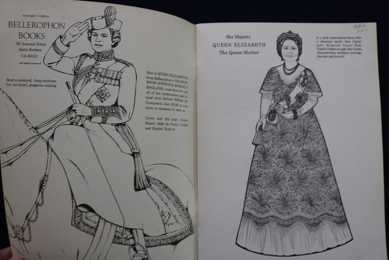 1982-2002 ROYAL FAMILY PAPER DOLL BOOKS - LOT OF 3 - O 3638