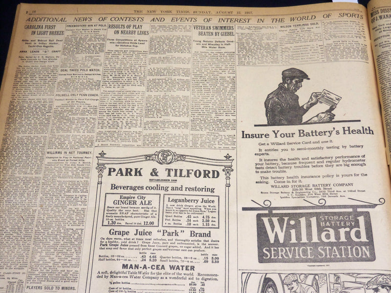 1917 AUGUST 12 NEW YORK TIMES - KERENSKY GRIPS ARMY COMMITTEES - NT 8509