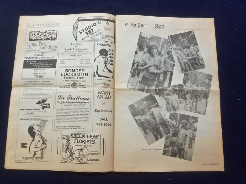 1980 AUGUST 27 ESPLANADE NEWSPAPER - COMING OUT - SUPER STAR - NP 6835