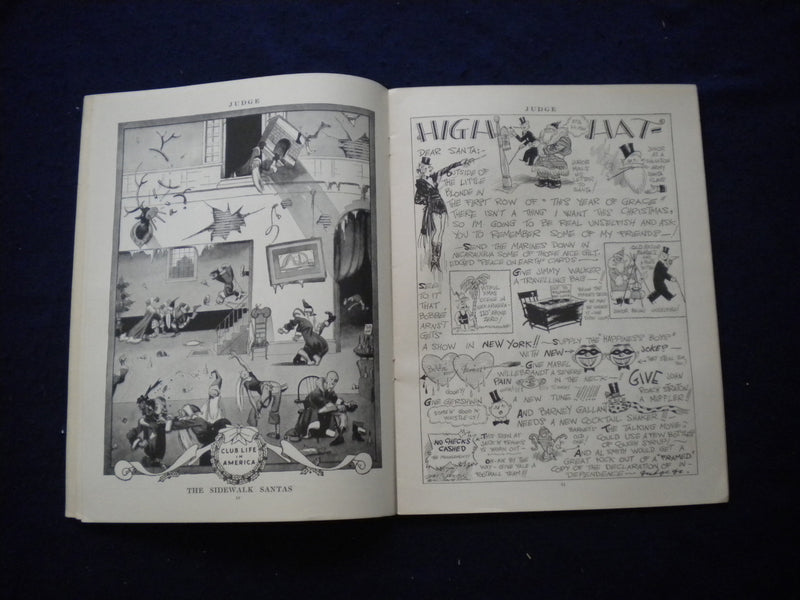 1928 DECEMBER 15 JUDGE MAGAZINE - DR. SEUSS ILLUSTRATIONS - B 437F
