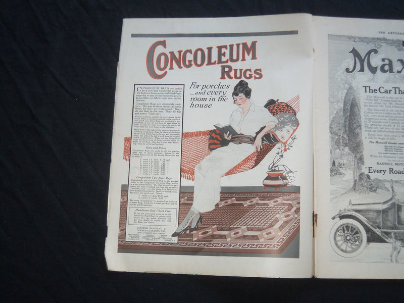 1915 MARCH 6 THE SATURDAY EVENING POST MAGAZINE - ILLUSTRATED COVER - SP 660