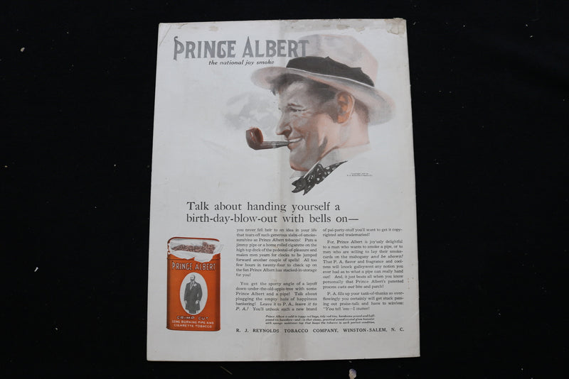 1919 AUGUST 23 COLLIER'S MAGAZINE - A WOMAN IN FEATHERED HAT COVER - E 10958
