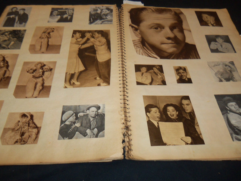 MOVIE STAR SCRAPBOOK - ROONEY - FLYNN - BENNETT - GREAT PHOTOS - 20A