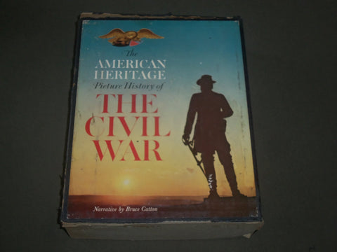 1960 THE AMERICAN HERITAGE PICTURE HISTORY OF THE CIVIL WAR SET OF 3 - I 1502