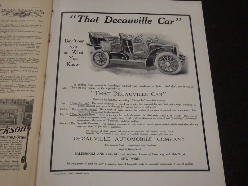 1906 JANUARY THE HOUSE BEAUTIFUL MAGAZINE - GREAT PHOTOS & ADS - ST 380