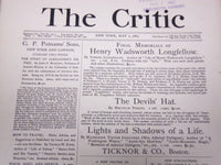 1887 THE CRITIC MAGAZINE LOT OF 52 DIFFERENT ISSUES BOOK & ART REVIEW - WR 710