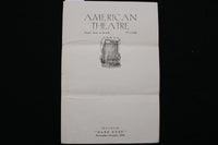 1943-1944 AMERICAN THEATRE PROGRAM - LOT OF 3 - ST. LOUIS - K 2815