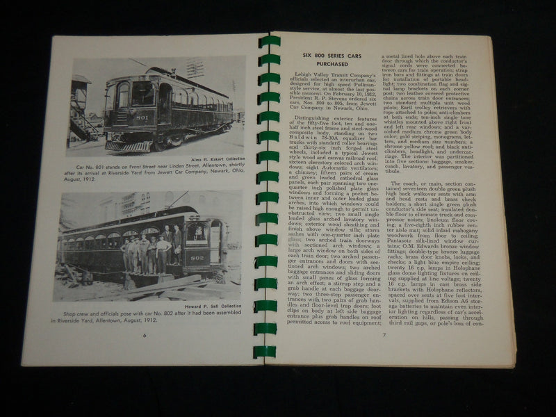1969 THE LIBERTY BELL ROUTE'S HEAVY INTERURBAN CARS SOFTCOVER BOOK - KD 6878