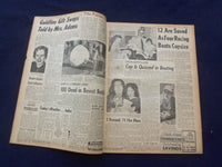 1958 JUNE 16 BOSTON RECORD AMERICAN NEWSPAPER-ADAMS' WIFE TELL GIFT SWAP-NP 6270