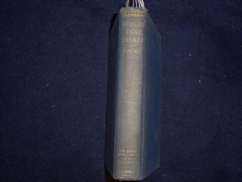 1943 WORLDS THAT PASSED HARDCOVER BOOK BY A.S. SACHS - KD 8958