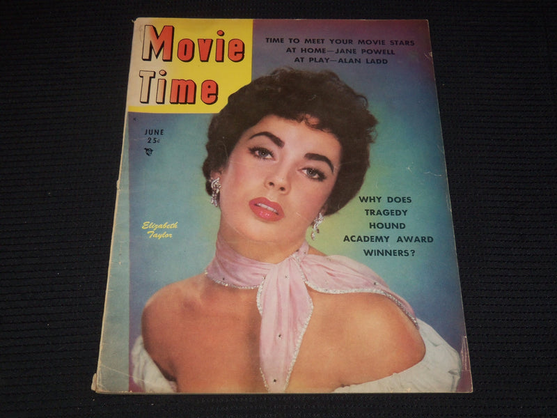 1952 JUNE MOVIE TIME MAGAZINE - ELIZABETH TAYLOR COVER - E 14622