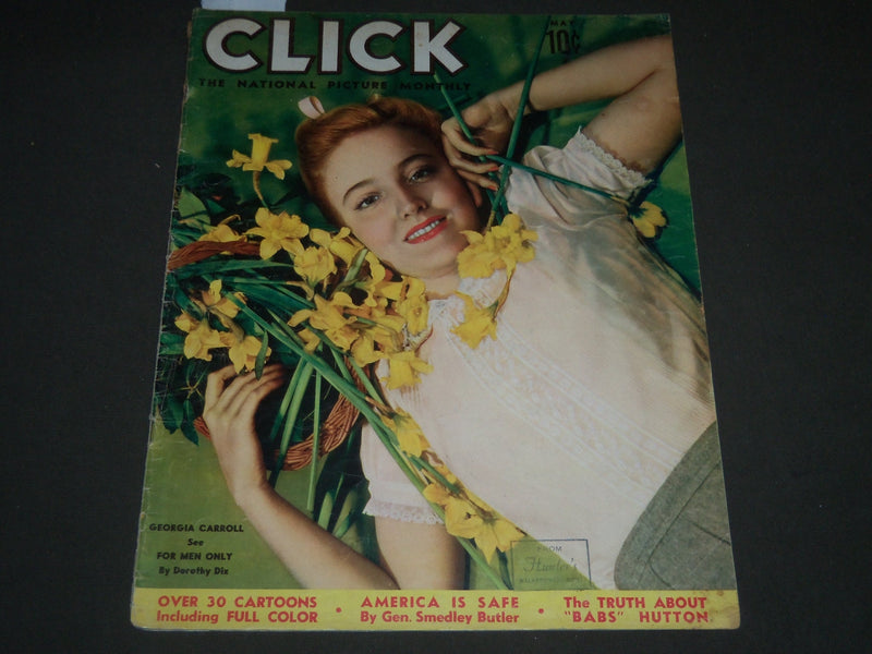 1940 MAY CLICK MAGAZINE - CONNIE MACK - GEORGIA CARROLL COVER - ST 4808