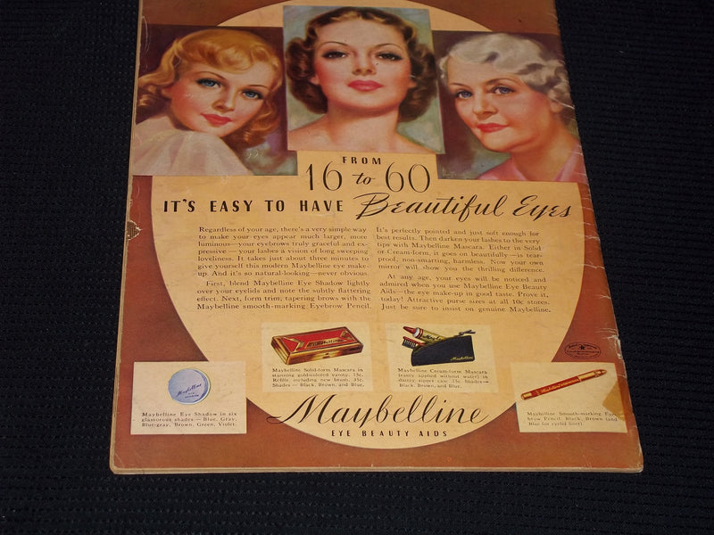 1940 WINTER SCREEN ALBUM MAGAZINE - JOAN BENNETT FRONT COVER - E 16511