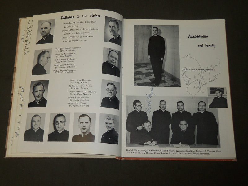 1962 THE RED HAT NEWMAN HIGH SCHOOL YEARBOOK - WAUSAU WISCONSIN - YB 1575