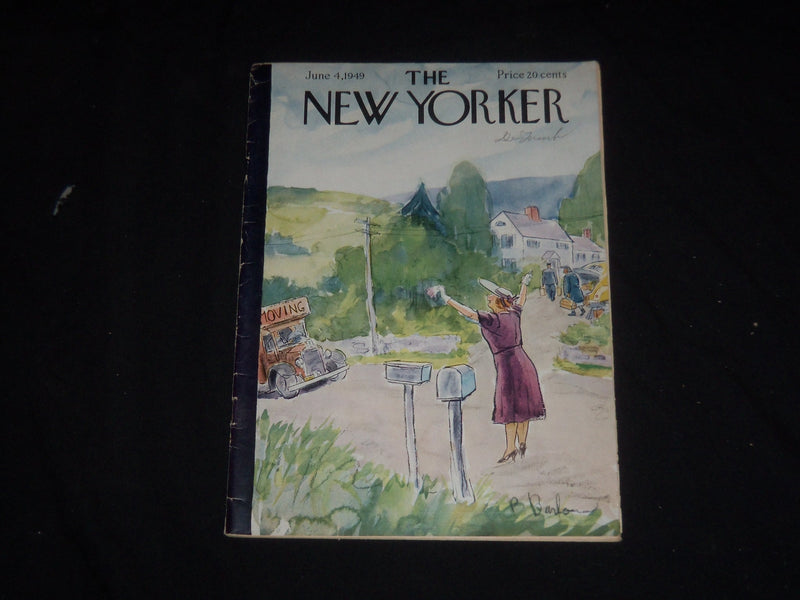 1949 JUNE 4 THE NEW YORKER MAGAZINE - ILLUSTRATED COVER - NY 316
