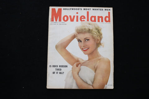 1955 SEPTEMBER MOVIELAND MAGAZINE - JANET LEIGH COVER - E 24158