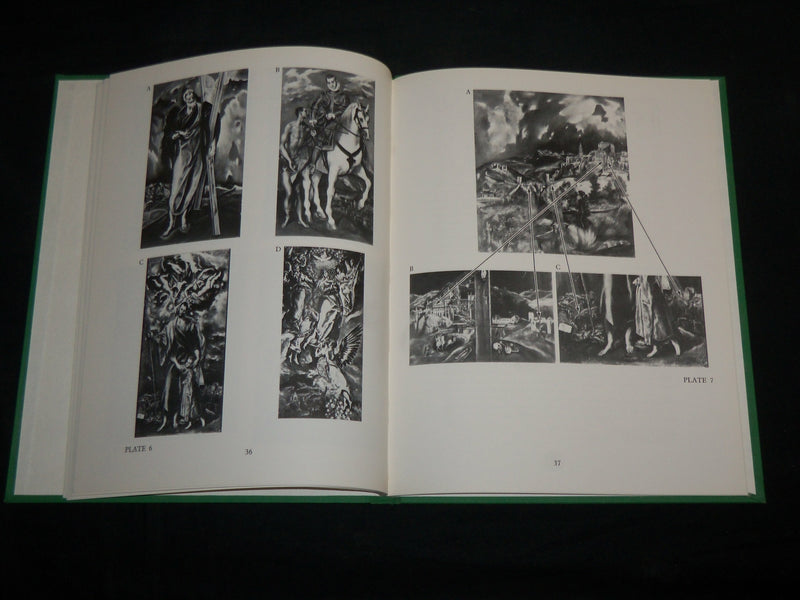 1984 EL GRECO TWO STUDIES HARDCOVER BOOK LOT OF 2 - GEORGE ALLEN - KD 7024