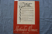1945 MARCH THE METHODIST WOMAN - JOHN FOSTER DULLES - SOFTCOVER BOOK - K 3000