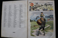 1903 MEGGENDORFER BLATTER - HUMOR UND KUNST SOFTCOVER BOOK - K 2896