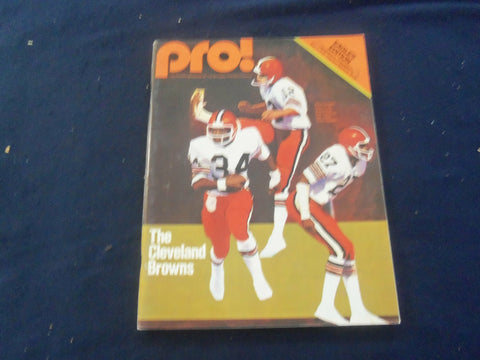 1979 NOVEMBER 4 PRO MAGAZINE- CLEVELAND BROWNS VS. PHILADELPHIA EAGLES -ST 2968E