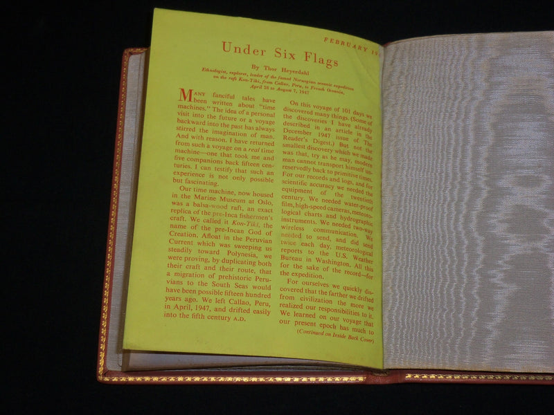 1948 FEBRUARY SOUTH AFRICAN READER'S DIGEST MAGAZINE - HARD BOUND - KD 6391