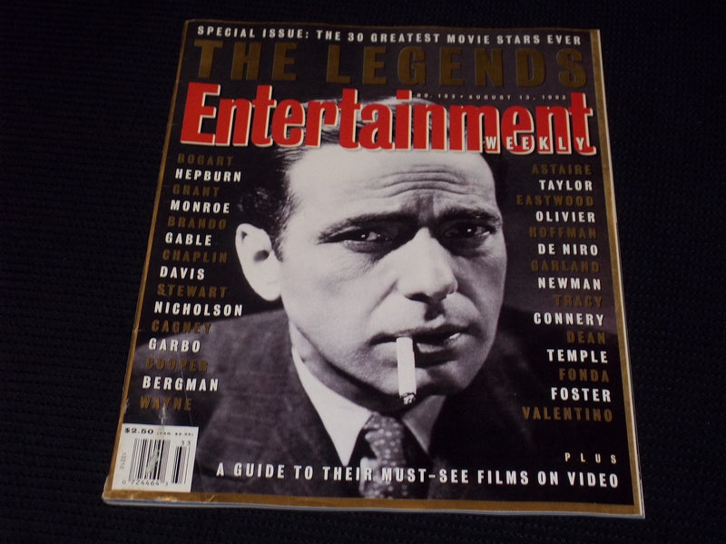 1993 AUGUST 13 ENTERTAINMENT WEEKLY MAGAZINE - HUMPHREY BOGART COVER - E 12336