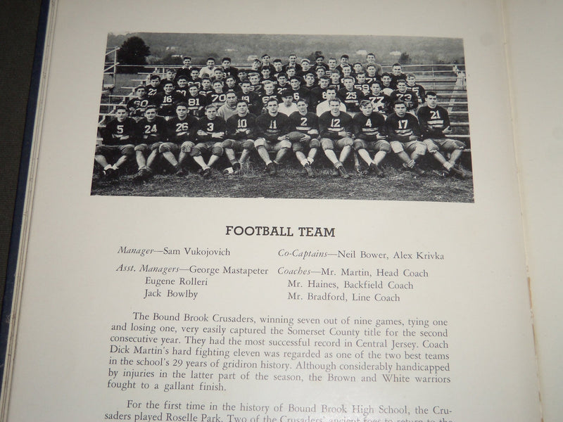 1940 THE ECHO BOUND BROOK HIGH SCHOOL YEARBOOK - NEW JERSEY - PHOTOS - YB 1247