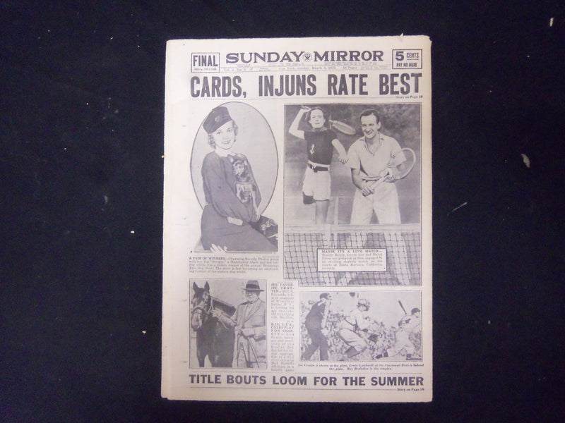 1935 MAR 3 NEW YORK SUNDAY MIRROR-BRUNO DOOMED TO LOSE APPEAL 2ND TRIAL-NP 2253