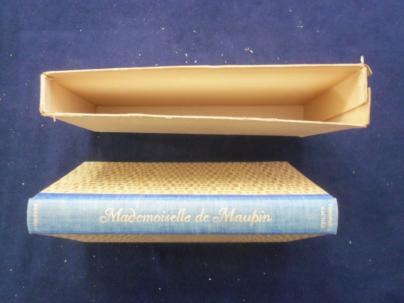 1943 MADEMOISELLE DE MAUPIN HARDCOVER BOOK BY GAUTIER - HERITAGE PRESS - KD 9347