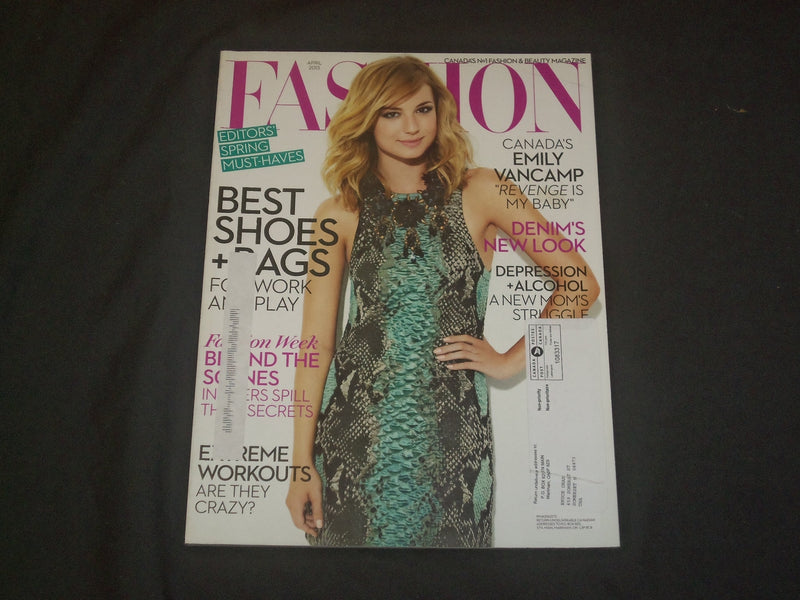 2013 APRIL FASHION MAGAZINE - EMILY VANCAMP COVER - B 1039