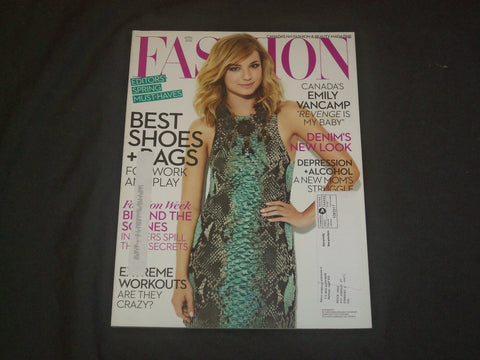 2013 APRIL FASHION MAGAZINE - EMILY VANCAMP COVER - B 1039