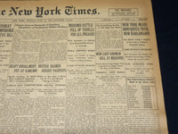 1917 JUNE 11 NEW YORK TIMES NEWSPAPER - NEW YORK NEARS BOND QUOTA - NT 7792