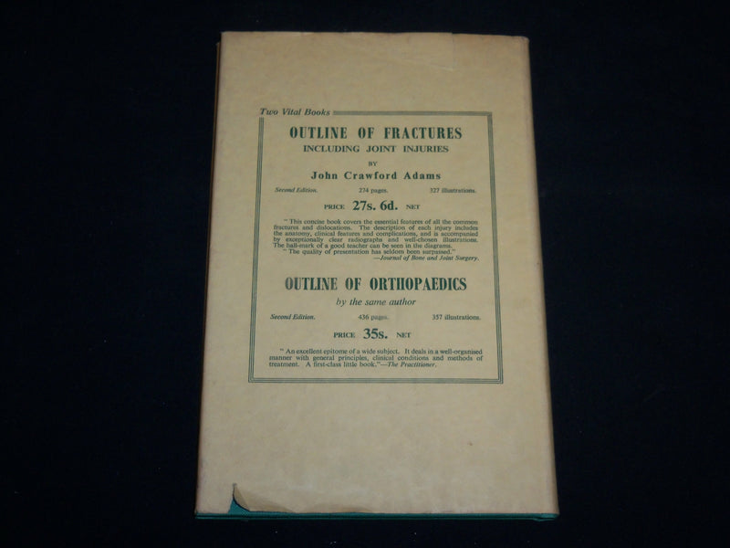1959 RE-EDUCATION OF THE INJURED SHOULDER HARDCOVER BOOK BY BROOKES- KD 7203