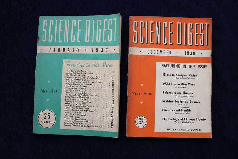 1937-1958 SCIENCE DIGEST MAGAZINE - LOT OF 10 - O 3410