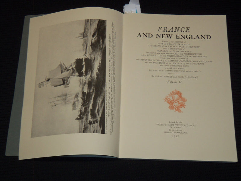 1925-1929 FRANCE AND NEW ENGLAND SOFTCOVER BOOKS LOT OF 3 - KD 3970I