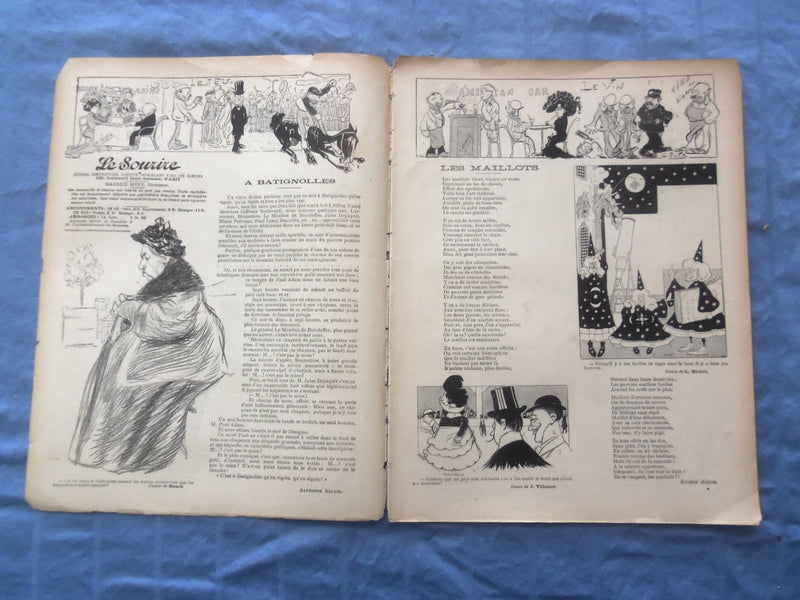 1901 JUNE 29 LE SOURIRE MAGAZINE - ILLUSTRATED COMEDY - FRENCH TEXT - SP 4864Q